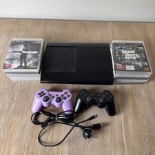 PlayStation 3 PS3 Super Slim 12GB PAL CECH-4002A + 12 jogos + 2 controles, usado comprar usado  Enviando para Brazil