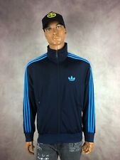 Jaqueta retrô masculina Adidas Originals grande logotipo TT Firebird 2007 azul marinho tamanho M, usado comprar usado  Enviando para Brazil