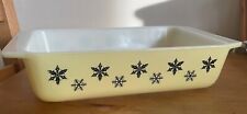 Pyrex yellow snowflake for sale  MELROSE