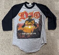 Camiseta Raglan Vintage 1984 Dio The Last In Line Concert Manga 3/4 Tamanho M comprar usado  Enviando para Brazil