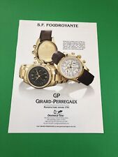 RELÓGIO GIRARD PERREGAUX FERRARI VINTAGE ORIGINAL IMPRESSO ANÚNCIO IMPRESSÃO comprar usado  Enviando para Brazil