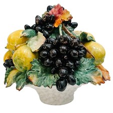 Cesta de frutas italiana topiaria com uvas e limões 11 x 0,5" comprar usado  Enviando para Brazil