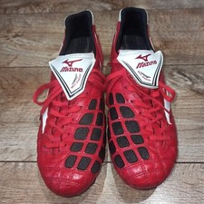 Chuteiras de futebol vintage raras Mizuno Wave Shinken SG vermelhas tamanho EUA 8,5 comprar usado  Enviando para Brazil