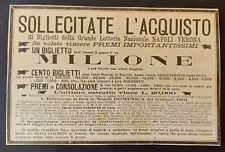 Pubblicità grande lotteria usato  Crescentino