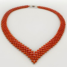 Korallen collier kette gebraucht kaufen  Bremen