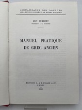 Manuel pratique grec d'occasion  Rodez