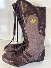 Vintage Y2K Adidas Midiru Botas de Boxe Alto Couro 2007 Feminino EUA 8.5 Roxo comprar usado  Enviando para Brazil