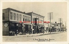 ND, Larimore, Dakota do Norte, RPPC, Towner Avenue South, East Side, 1915 PM, Foto comprar usado  Enviando para Brazil