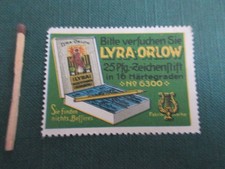 Reklamemarke lyra rlow gebraucht kaufen  Leipzig