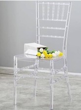 Chair transparent crystal for sale  HALIFAX