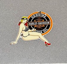 Placa de porcelana vintage Harley Davidson moto carro gasolina óleo caminhão motocicleta comprar usado  Enviando para Brazil