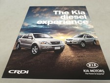 Folheto de vendas australiano KIA Sorento Sportage MOTOR DIESEL   comprar usado  Enviando para Brazil