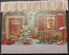 Weihnachtshaus bild keilrahmen gebraucht kaufen  Fredersdorf-Vogelsdorf