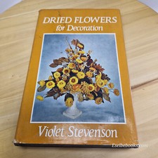 Flores secas para decoração por Violet Stevenson - capa dura vintage com poeira... comprar usado  Enviando para Brazil