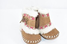 BOTAS MOCASSIM BORDADAS CHILDREN'S PLACE CASTANHA CAMURÇA GENUÍNA 0 -3 M comprar usado  Enviando para Brazil