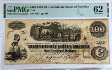1862 100 confederate for sale  Salt Lake City