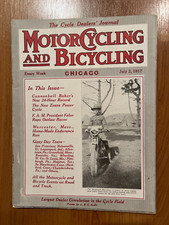 July 1917 motorcycling for sale  Buxton