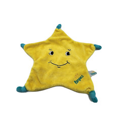 Edredom Lovey Pampers Yellow Star bebê segurança cobertor Reino Unido comprar usado  Enviando para Brazil