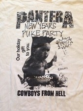 Pantera Cowboys From Hell, 1990, Camiseta, Branca, Adulto Extra Grande, Rara! comprar usado  Enviando para Brazil