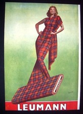 1942 pubblicità leumann usato  Milano
