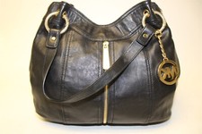 Bolsa tote de ombro Michael Kors Moxley couro preto satchel hobo comprar usado  Enviando para Brazil