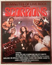Scorpions 1985 promo for sale  Niles