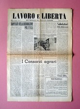 Lavoro libertà 1945 usato  Italia