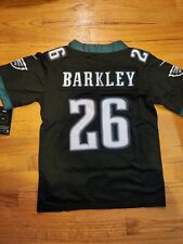 Talla Juvenil Personalizada Nuevo Con Etiquetas Águilas *26 Saquon Barkley S-XL Negro *Nuevo Cosido segunda mano  Embacar hacia Argentina