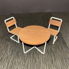 Mesa e cadeiras vintage de madeira para casa de bonecas Lundby comprar usado  Enviando para Brazil