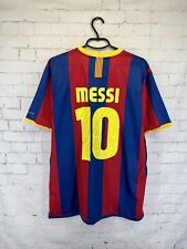 CAMISA DE FUTEBOL CLÁSSICA FÃ BARCELONA #10 MESSI 2010 2011 CASA comprar usado  Enviando para Brazil