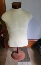 Manequim macho tronco - coberto de pano - levemente usado - com suporte, usado comprar usado  Enviando para Brazil