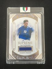Roberto Baggio 2023 Futera Unique Supreme GU Memorabilia Relíquia /21 Itália comprar usado  Enviando para Brazil