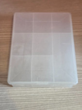 Transparent plastic storage for sale  TROWBRIDGE