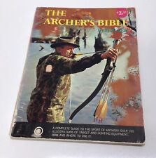 The Archer’s Bible Book By Fred Bear Archery Recurve Bow 1968 Signed Hunting segunda mano  Embacar hacia Argentina