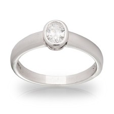 Platinum 0.45ct oval for sale  STOKE-ON-TRENT