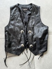 Lederweste ricano schwarz gebraucht kaufen  Nürnberg