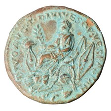Moeda de cobre Coliseu, Divus Titus feita à mão Æ Sestertius Roman Empire 81 dC comprar usado  Enviando para Brazil