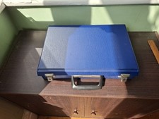 Blue faux leather for sale  LYTHAM ST. ANNES