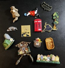13 imanes de refrigerador recuerdo Death Valley Charleston Alaska Bear Crater Lake segunda mano  Embacar hacia Mexico