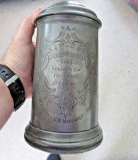 Large pewter racing for sale  FAREHAM