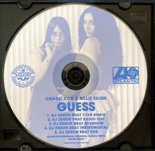 Charli XCX Billie Eilish Guess Dance Remixes 5 tracks CD Promo Single Limited comprar usado  Enviando para Brazil