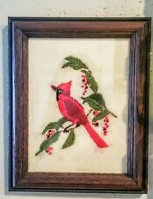 cardinal stitched art hand for sale cardinal stitched art hand for sale Houston