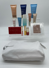 Lote de 14 - Itens inclui 1 bolsa e 12 produtos de beleza Clarins e espelho facial comprar usado  Enviando para Brazil