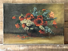 Vintage floral oil for sale  HONITON