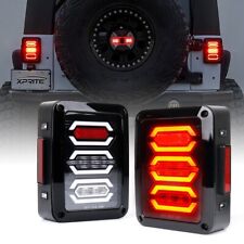 Usado, Novas lanternas traseiras de LED para 2007-18 Jeep Wrangler JK JKU freio traseiro lâmpada de seta comprar usado  Enviando para Brazil
