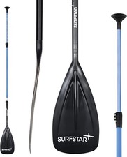 Surfstar SUP PADDLE de fibra de vidro, comprimento ajustável 70-86 polegadas/180-220cm, AZUL comprar usado  Enviando para Brazil