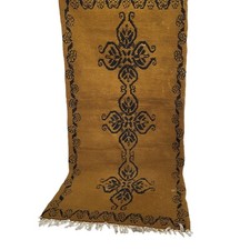 Tapete vibrante marroquino feito à mão amarelo dourado tribal azilal tapete de lã berbere 6x3 comprar usado  Enviando para Brazil