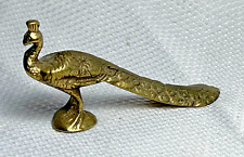 Vtg brass peacock for sale  White Marsh