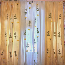 Gardinen vorhänge bestickt gebraucht kaufen  Mitwitz