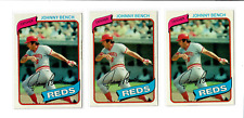 1980 TOPPS BASEBALL # 100 JOHNNY BENCH (3 CÓPIAS) comprar usado  Enviando para Brazil